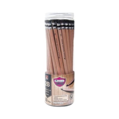 ยกกล่อง 1 กล่อง 6 กระบอก Masterart ดินสอดำ Blacklead Pencil 2B Wood