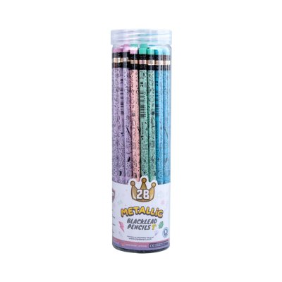 1 กระบอก 36 แท่ง Masterart ดินสอดำแฟนซี Blacklead Pencil 2B No.5 Metallic