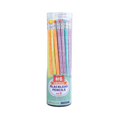 1 กระบอก 36 แท่ง Masterart ดินสอดำแฟนซี Blacklead Pencil HB No.6 Animal