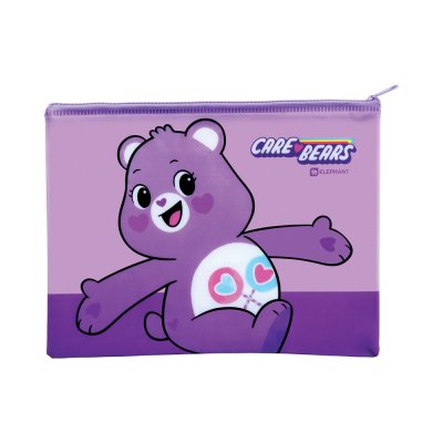 ยกกล่อง 12 ชิ้น Elephant Care Bears กระเป๋าซิปพลาสติก A5 คละสี คละลาย 240x180 mm.