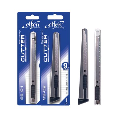 Elfen คัตเตอร์พร้อมใบคัตเตอร์ ขนาด 9 มม.