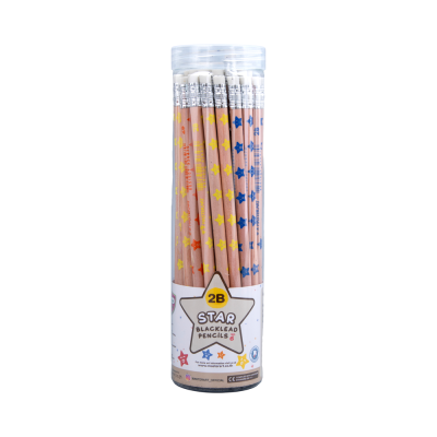 1 กระบอก 36 แท่ง Masterart ดินสอดำแฟนซี Blacklead Pencil 2B No.6 Star