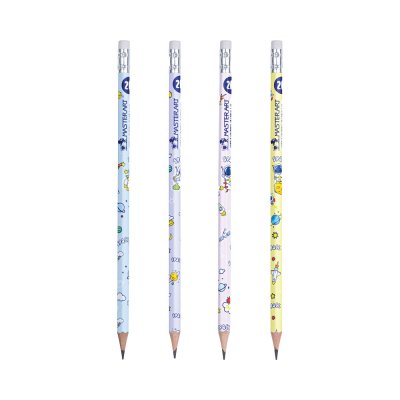 Masterart ดินสอดำแฟนซี Blacklead Pencil 2B No.3 Space + กบเหลา 1กล่อง / 12แท่ง
