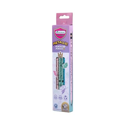 Masterart ดินสอดำแฟนซี Blacklead Pencil 2B No.5 Metallic + กบเหลา