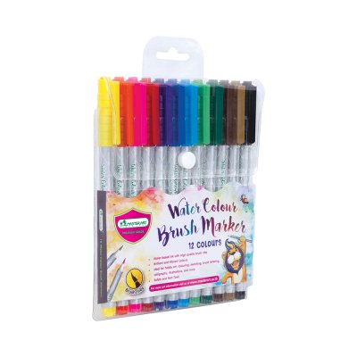 Masterart ปากกามาร์คเกอร์หัวพู่กัน 12 สี