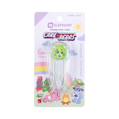Elephant Care Bears Pastel เทปลบคำผิด Correction Tape 6M X 5mm คละสี คละลาย