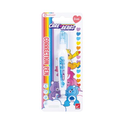 ยกกล่อง 12 ชิ้น Elephant Care Bears ปากกาลบคำผิด Correction Pen 3 ml. คละสี คละลาย