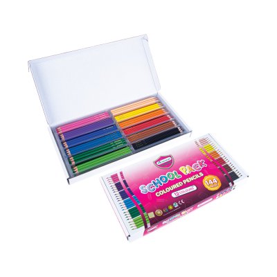 Masterart School Pack ดินสอสีแท่งยาว 12 สี 144 ชิ้น