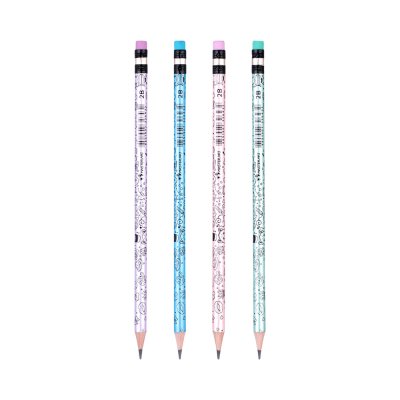 Masterart ดินสอดำแฟนซี Blacklead Pencil 2B No.5 Metallic 1 ถุง 4 แท่ง