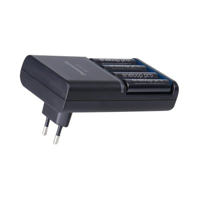 Panasonic Eneloop Quick Charger + Panasonic Eneloop Pro Rechargeable 2550mAh Ni-MH Battery AA 1.2V 4ก้อน