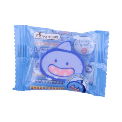 ยกกล่อง 24 ชิ้น Masterart Shark ยางลบดินสอ
