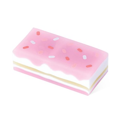 ยกกล่อง 54 ชิ้น Elfen Plus Mousse Cake ยางลบดินสอ คละสี