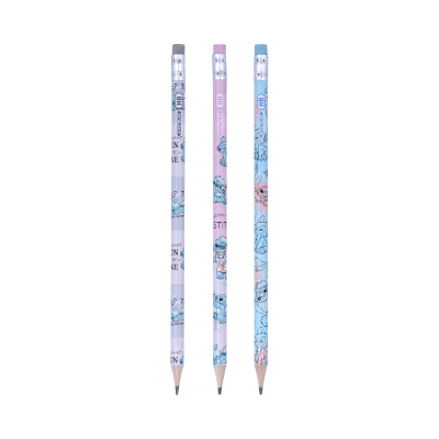 ยกกล่อง 1 กล่อง 12 ชิ้น Masterart Stitch ดินสอดำ  Blacklead Pencil HB คละลาย
