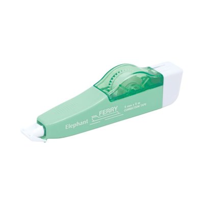ยกแพ็ค 3 ชิ้น Elephant เทปลบคำผิด Ferry Correction Tape 5mm X 5M คละสี