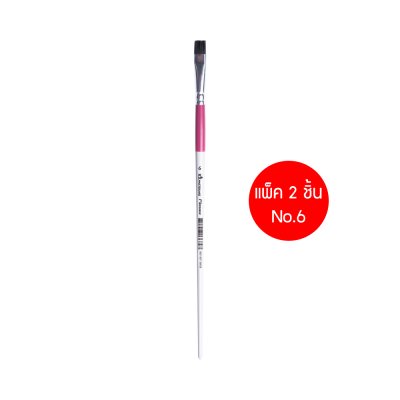 แพ็ค 2 ชิ้นMasterart พู่กัน ฟลอเรนซ์ พู่กันหัวแบน อเนกประสงค์ เบอร์ 1,2,4,6,8,10