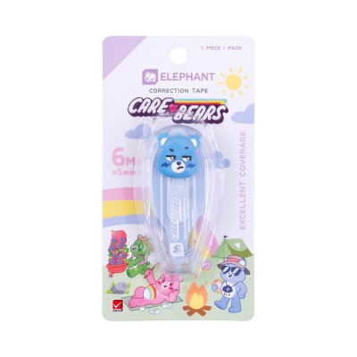 Elephant Care Bears Pastel เทปลบคำผิด Correction Tape 6M X 5mm คละสี คละลาย