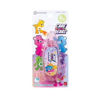 Elephant Care Bears เทปลบคำผิด Correction Tape 6M X 5mm คละสี คละลาย