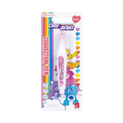 ยกกล่อง 12 ชิ้น Elephant Care Bears ปากกาลบคำผิด Correction Pen 3 ml. คละสี คละลาย
