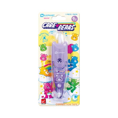 Elephant Care Bears Bestie เทปลบคำผิด 6M X 5mm คละสี คละลาย