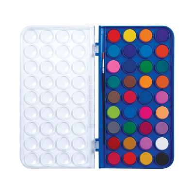 Masterart สีน้ำก้อน 36 สี พร้อมพู่กัน กล่องพลาสติก