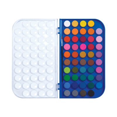 Masterart สีน้ำก้อน 48 สี พร้อมพู่กัน กล่องพลาสติก