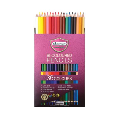 ยกแพ็ค 12 ชิ้น Master Art ดินสอสีแท่งยาว 36 สี