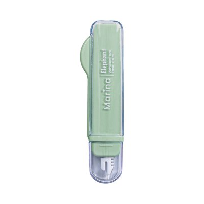 ยกกล่อง 12 ชิ้น Elephant เทปลบคำผิด Marina Correction Tape 5mm X 6M คละสี
