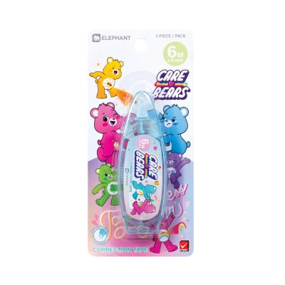 Elephant Care Bears เทปลบคำผิด Correction Tape 6M X 5mm คละสี คละลาย