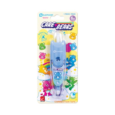 Elephant Care Bears Bestie เทปลบคำผิด 6M X 5mm คละสี คละลาย