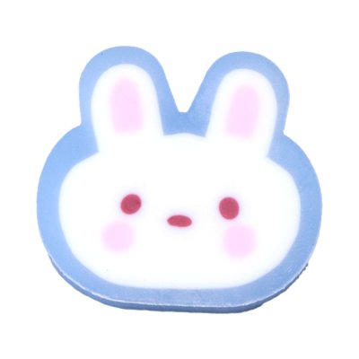 ยกแพ็ค 3 ชิ้น Masterart Elf Rabbit ยางลบดินสอ สีชมพู สีฟ้า