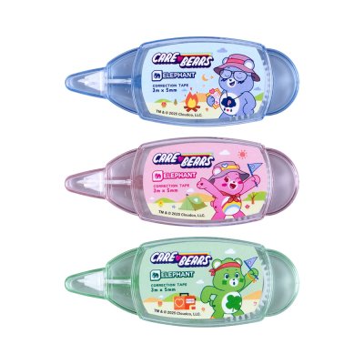 Elephant Care Bears Pastel เทปลบคำผิด Correction Tape 6M X 5mm คละสี คละลาย
