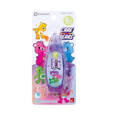 Elephant Care Bears เทปลบคำผิด Correction Tape 6M X 5mm คละสี คละลาย