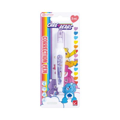 ยกกล่อง 12 ชิ้น Elephant Care Bears ปากกาลบคำผิด Correction Pen 3 ml. คละสี คละลาย