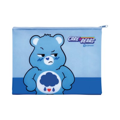 ยกกล่อง 12 ชิ้น Elephant Care Bears กระเป๋าซิปพลาสติก A5 คละสี คละลาย 240x180 mm.