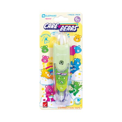 Elephant Care Bears Bestie เทปลบคำผิด 6M X 5mm คละสี คละลาย