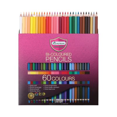 ยกแพ็ค Master Art ดินสอสีแท่งยาว 60 สี