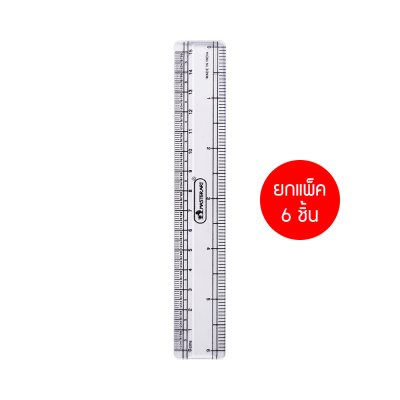 ยกแพ็ค 6 ชิ้น Masterart Ruler MR6 6 นิ้ว / MR12 12 นิ้ว ไม้บรรทัด