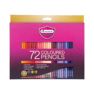 Master Art ดินสอสีแท่งยาว 72 สี