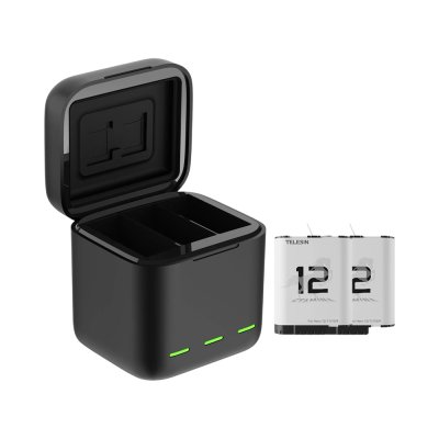 Telesin GoPro Charger Battery Box 3 Channel For Hero 13 12 11 10 9 แท่นชาร์จแบตโกโปร