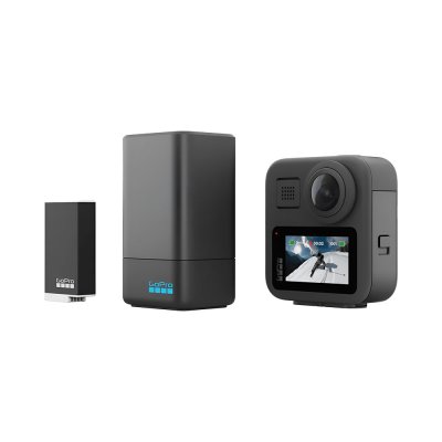 GoPro Enduro Dual Battrey Charger + Battery for Gopro Max แท่นชาร์จแบบคู่+แบตเตอรี่