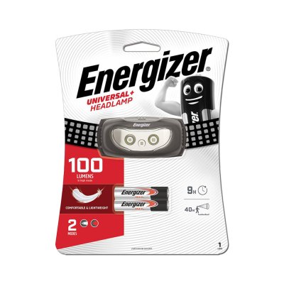 Energizer Universal Plus Headlamp ไฟฉายพร้อมถ่าน AAA 2 ก้อน