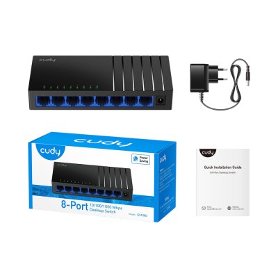 Cudy GS108D 8-Port Gigabit desktop Switch สวิตซ์