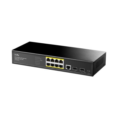 Cudy GS2008PS2 8-Port 2 SFP Slots Gigabit Managed PoE+ Switch สวิตช์ PoE