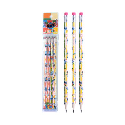 ยกกล่อง 1 กล่อง 12 ชิ้น Masterart Stitch ดินสอดำ Blacklead Pencil 2B,HB คละลาย คละสี