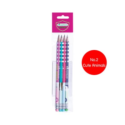 Masterart ดินสอดำแฟนซี Blacklead Pencil HB 4 แท่ง/แพ็ค