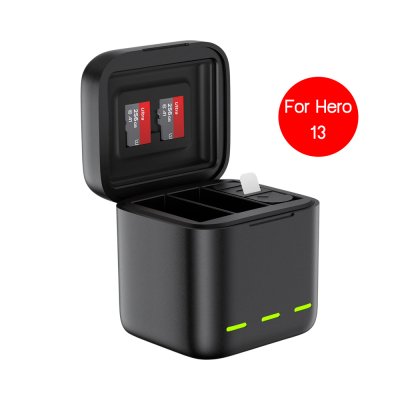 Telesin GoPro Charger Battery Box 3 Channel For Hero 13 12 11 10 9 แท่นชาร์จแบตโกโปร