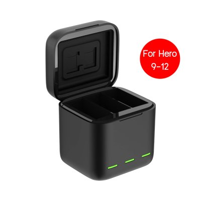 Telesin GoPro Charger Battery Box 3 Channel For Hero 13 12 11 10 9 แท่นชาร์จแบตโกโปร