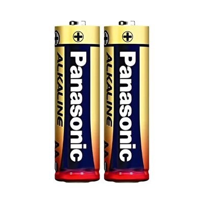 Panasonic Alkaline AA 1.5V LR6T/2B 1แพ็ค 2ก้อน ถ่านอัลคาไลน์