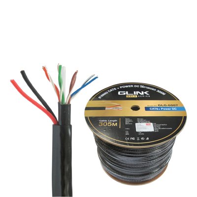 Glink Gold series GLG-6007 Cat6 Lan Cable 305m/box Powerwire Outdoor