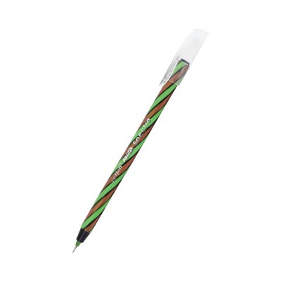 ยกแพ็ค 10 ชิ้น Elfen Liso Spectra ปากกาลูกลื่น หมึกสีน้ำเงิน 0.5 mm. คละสี